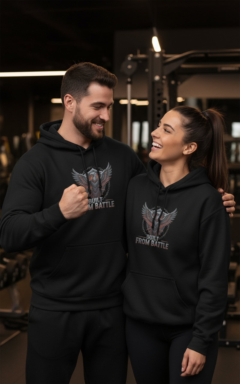 Built From Battle Unisex Hoodie | Resilience Apparel – Revival Unleashed