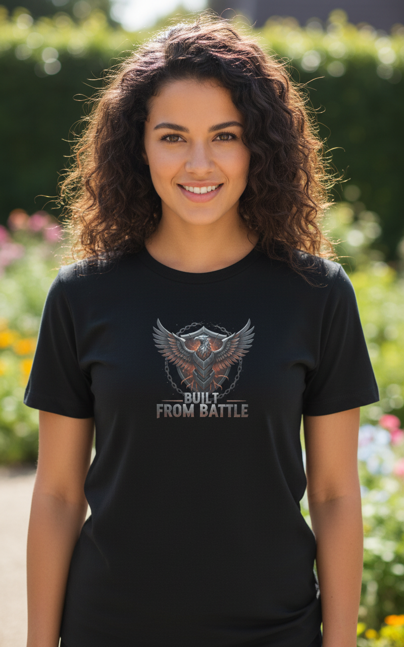 Built From Battle Women’s Relaxed T-Shirt | Revival Unleashed