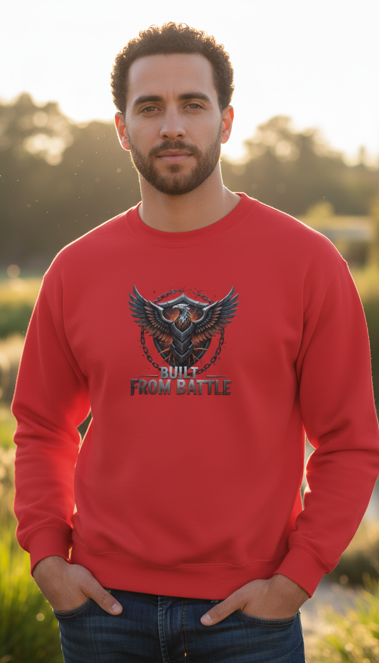 Built From Battle Unisex Sweater | Resilience Apparel – Revival Unleashed
