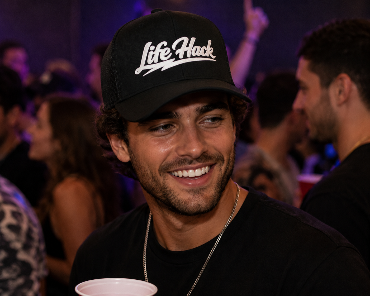 Life Hack Snapback Hat | Built From Battle Embroidered Cap