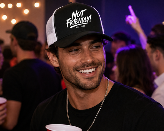 Not Friendly Snapback Hat | Built From Battle