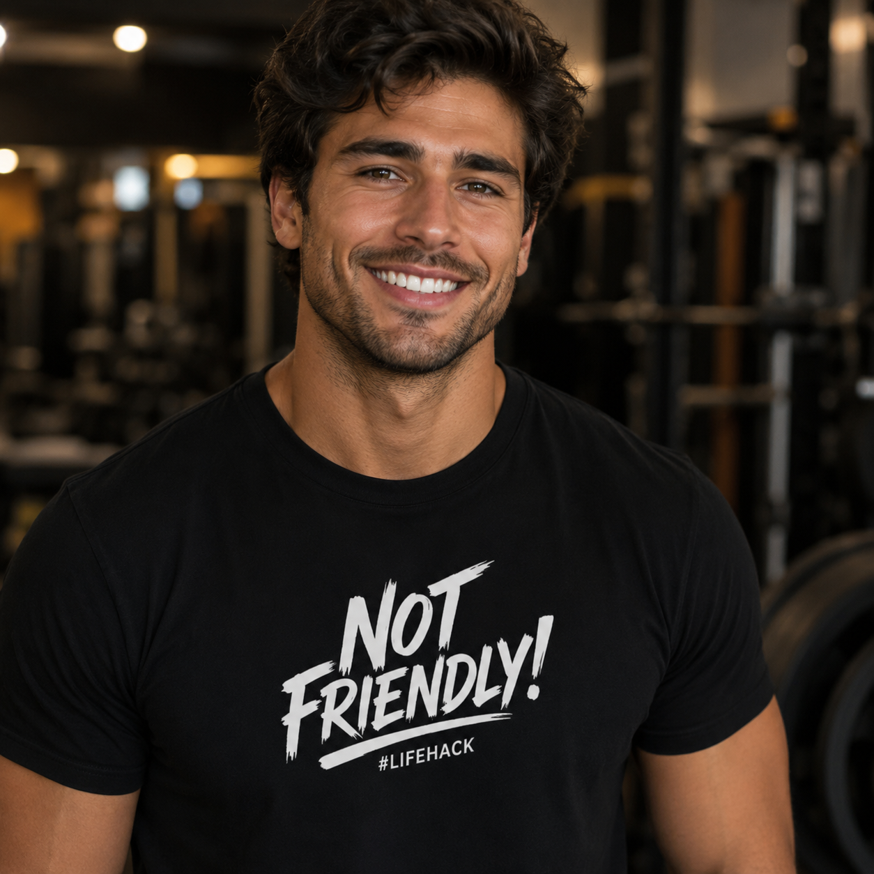 Not Friendly T-Shirt | Built From Battle