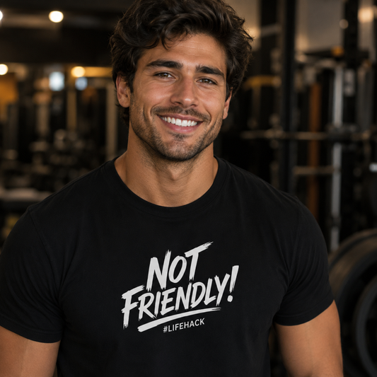 Not Friendly T-Shirt | Built From Battle