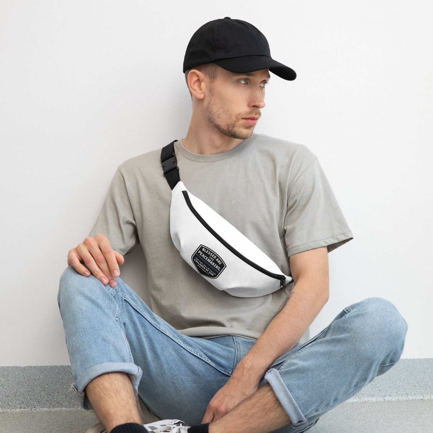 Revival Unleashed Blessed Are the Peacemakers Fanny Pack – Christian Faith & Law Enforcement Bag-Revival Unleashed