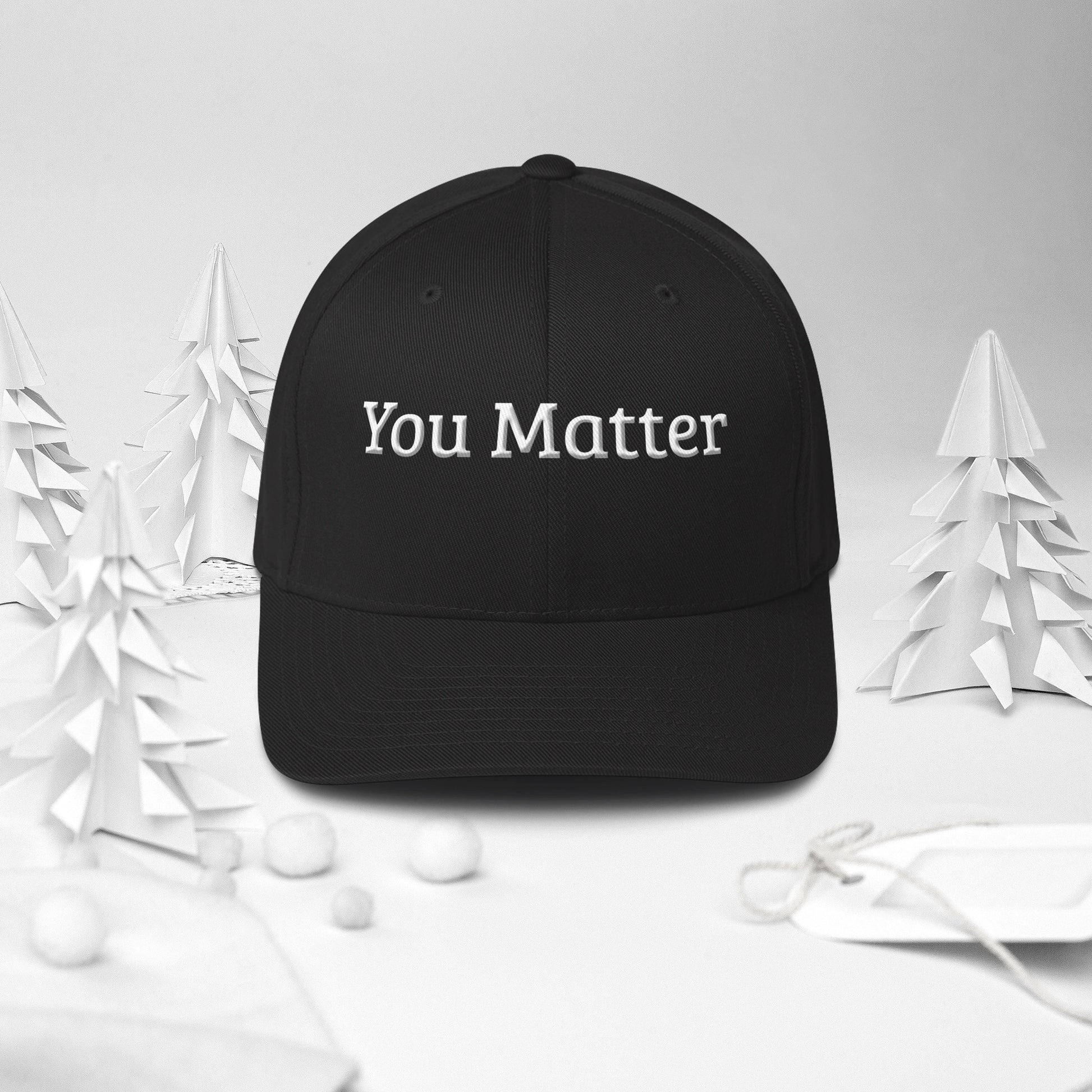 You Matter Embroidered Flex Fit Hat – Mental Health Awareness | Revival Unleashed-Revival Unleashed