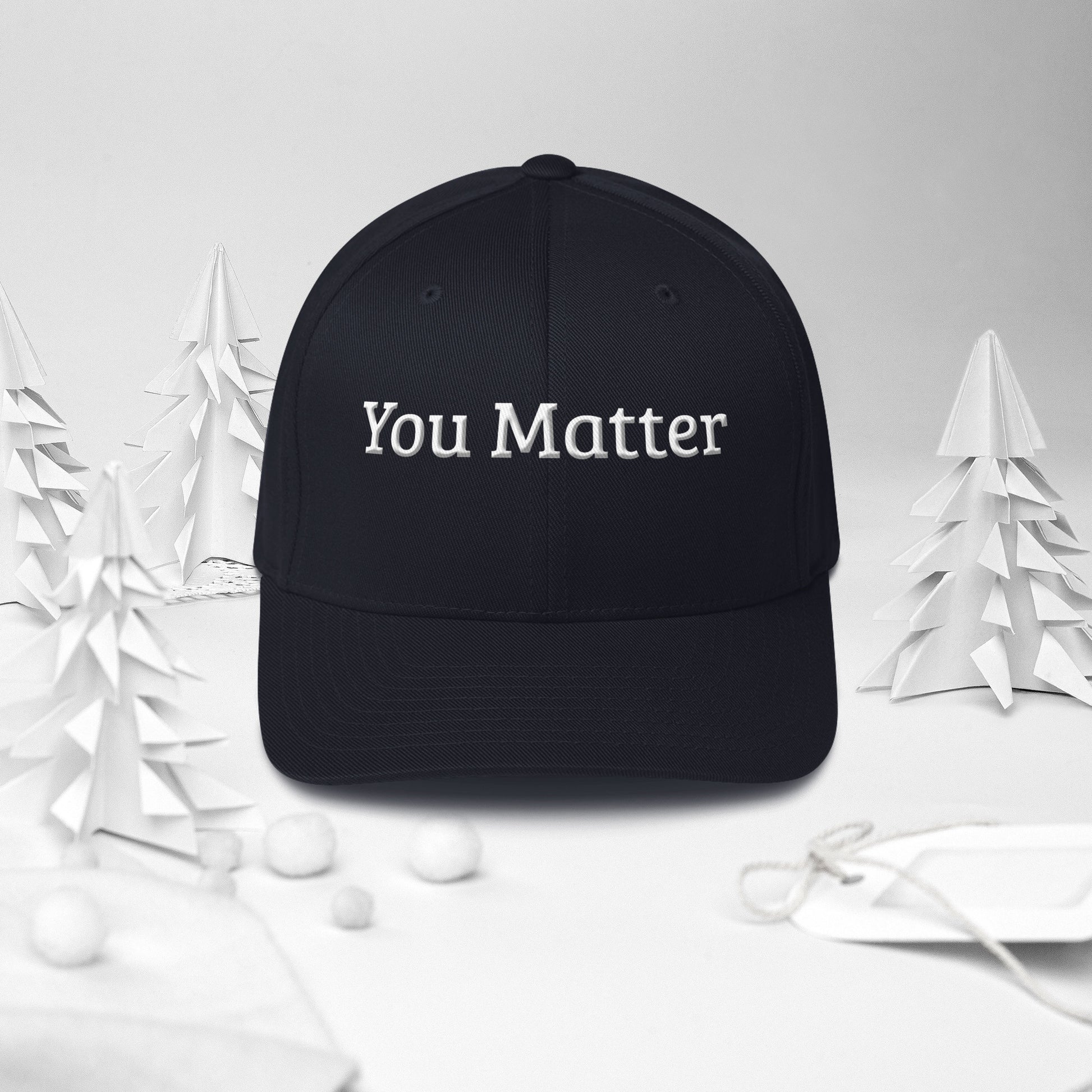 You Matter Embroidered Flex Fit Hat – Mental Health Awareness | Revival Unleashed-Revival Unleashed