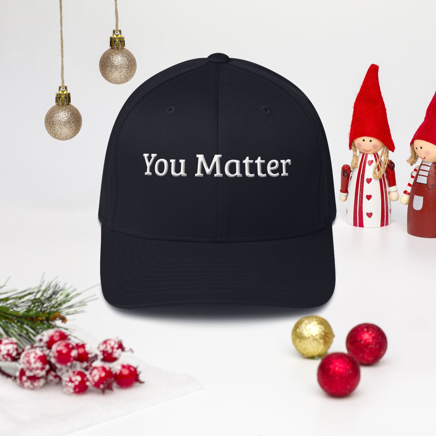 You Matter Embroidered Flex Fit Hat – Mental Health Awareness | Revival Unleashed-Revival Unleashed
