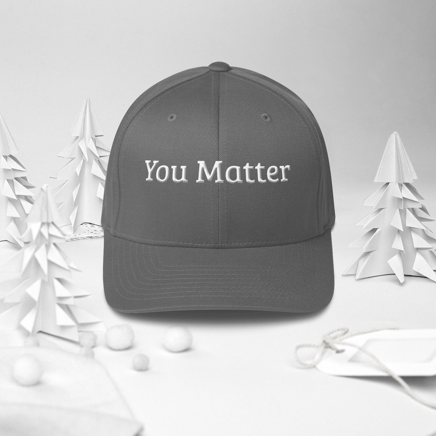 You Matter Embroidered Flex Fit Hat – Mental Health Awareness | Revival Unleashed-Revival Unleashed