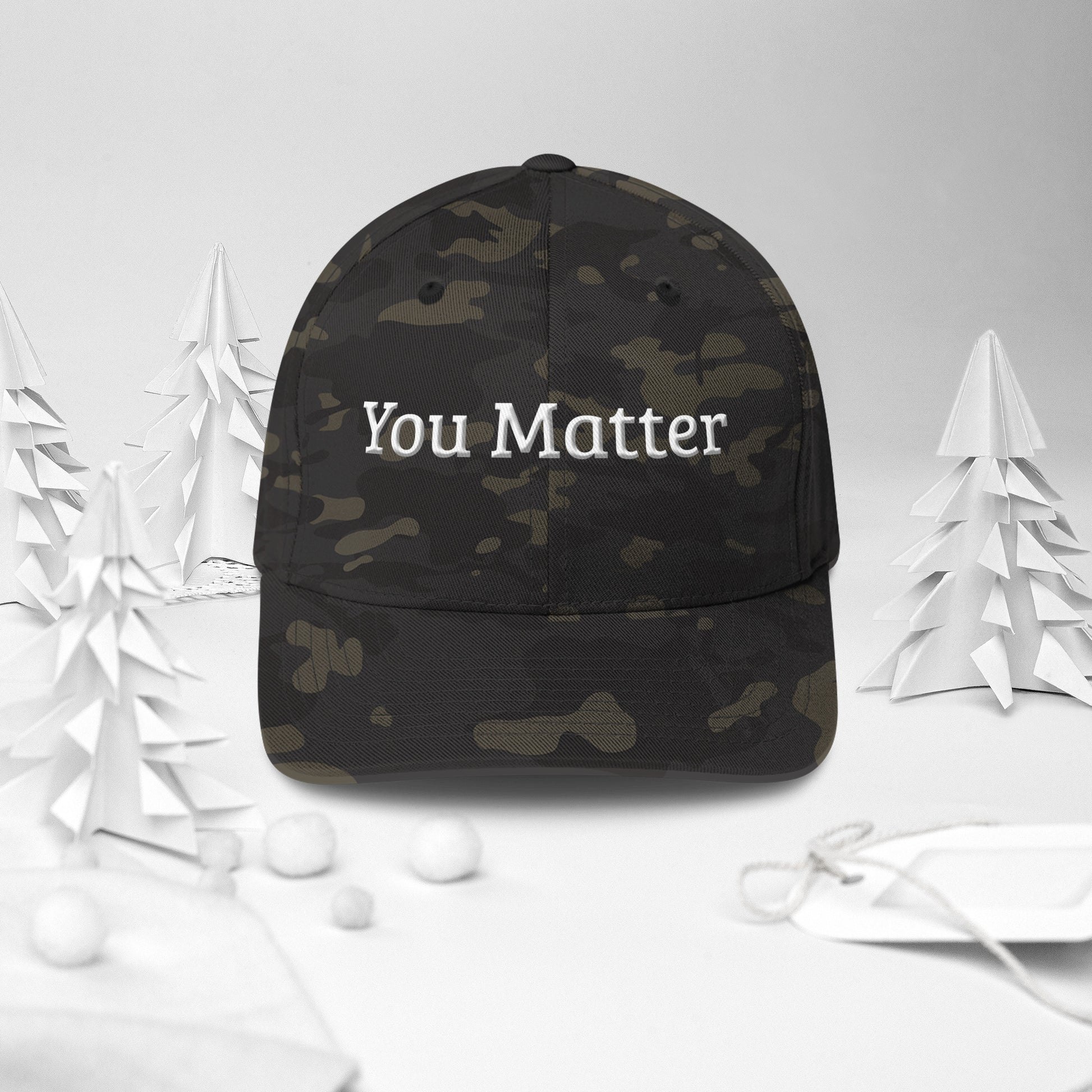 You Matter Embroidered Flex Fit Hat – Mental Health Awareness | Revival Unleashed-Revival Unleashed