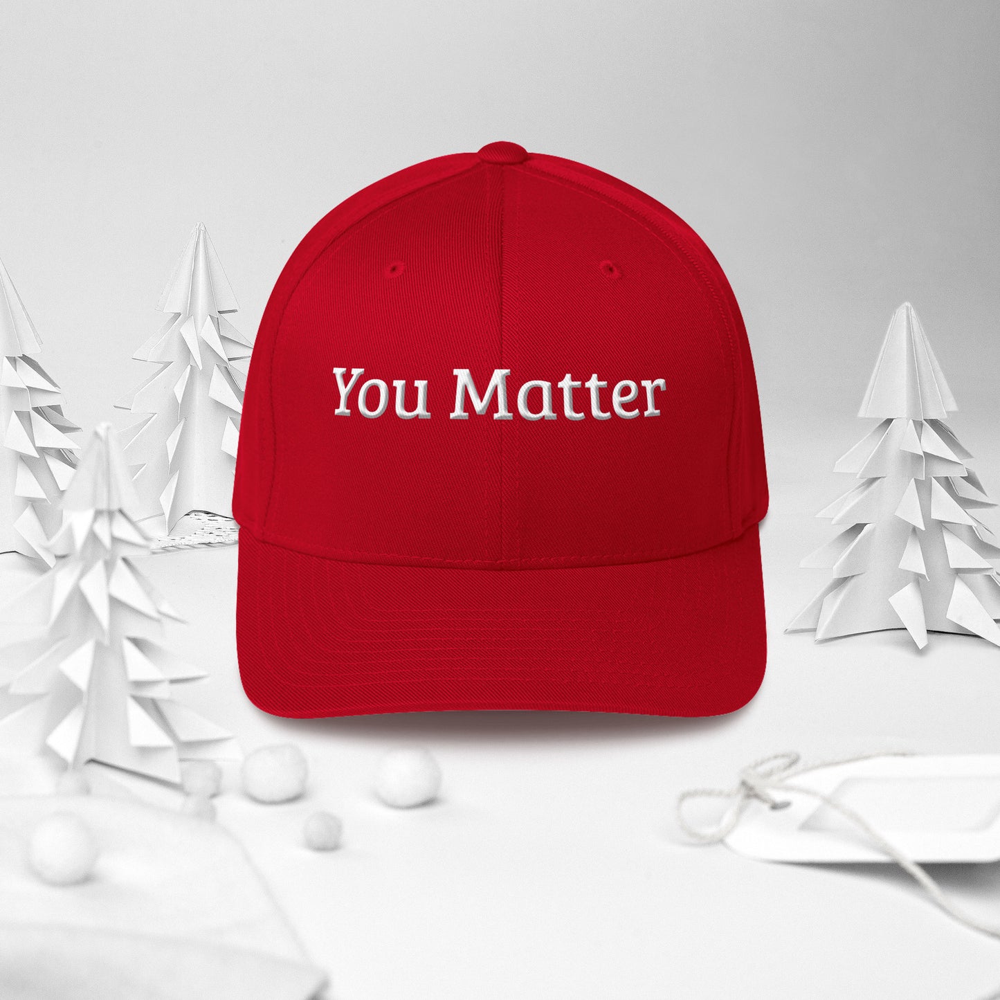 You Matter Embroidered Flex Fit Hat – Mental Health Awareness | Revival Unleashed-Revival Unleashed