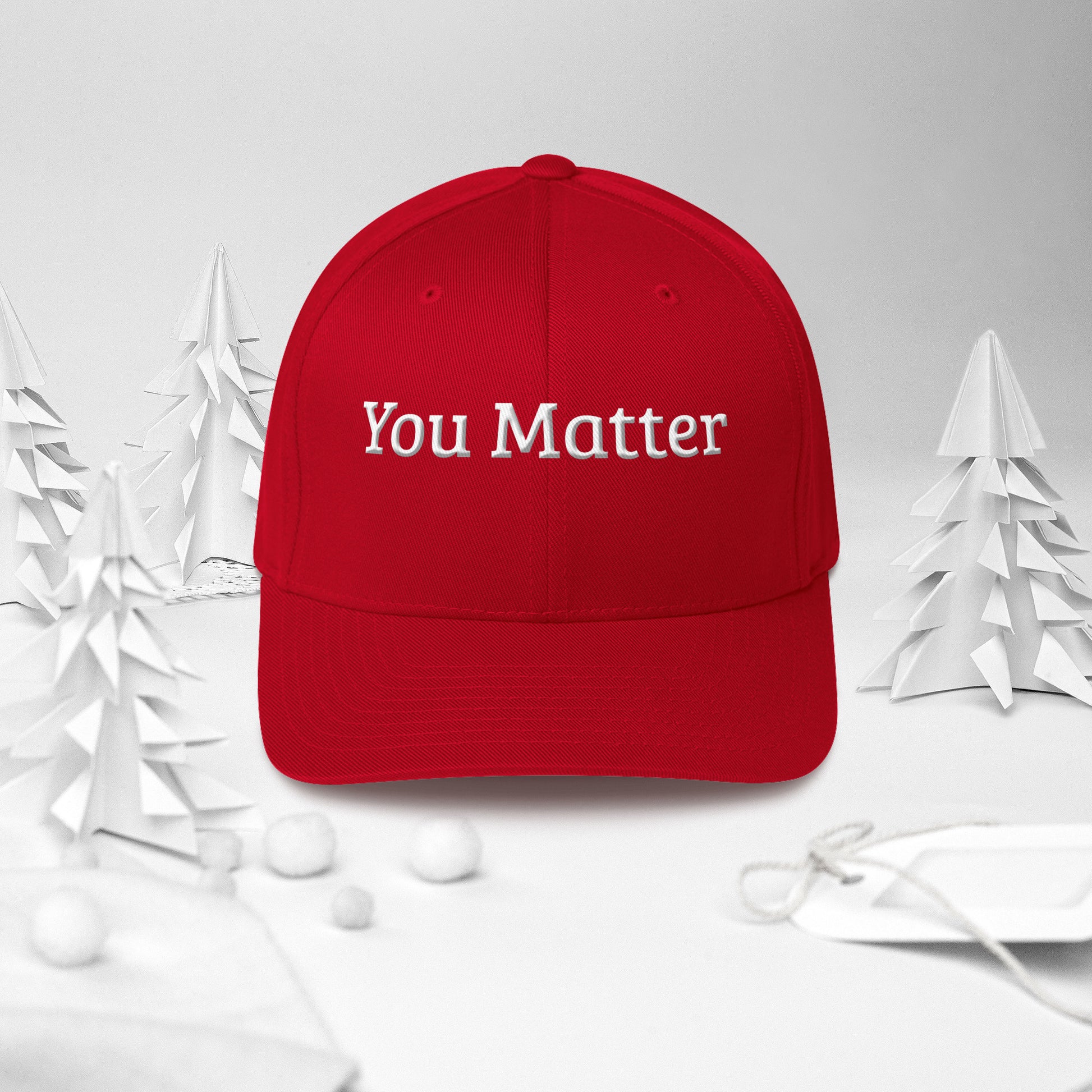 You Matter Embroidered Flex Fit Hat – Mental Health Awareness | Revival Unleashed-Revival Unleashed
