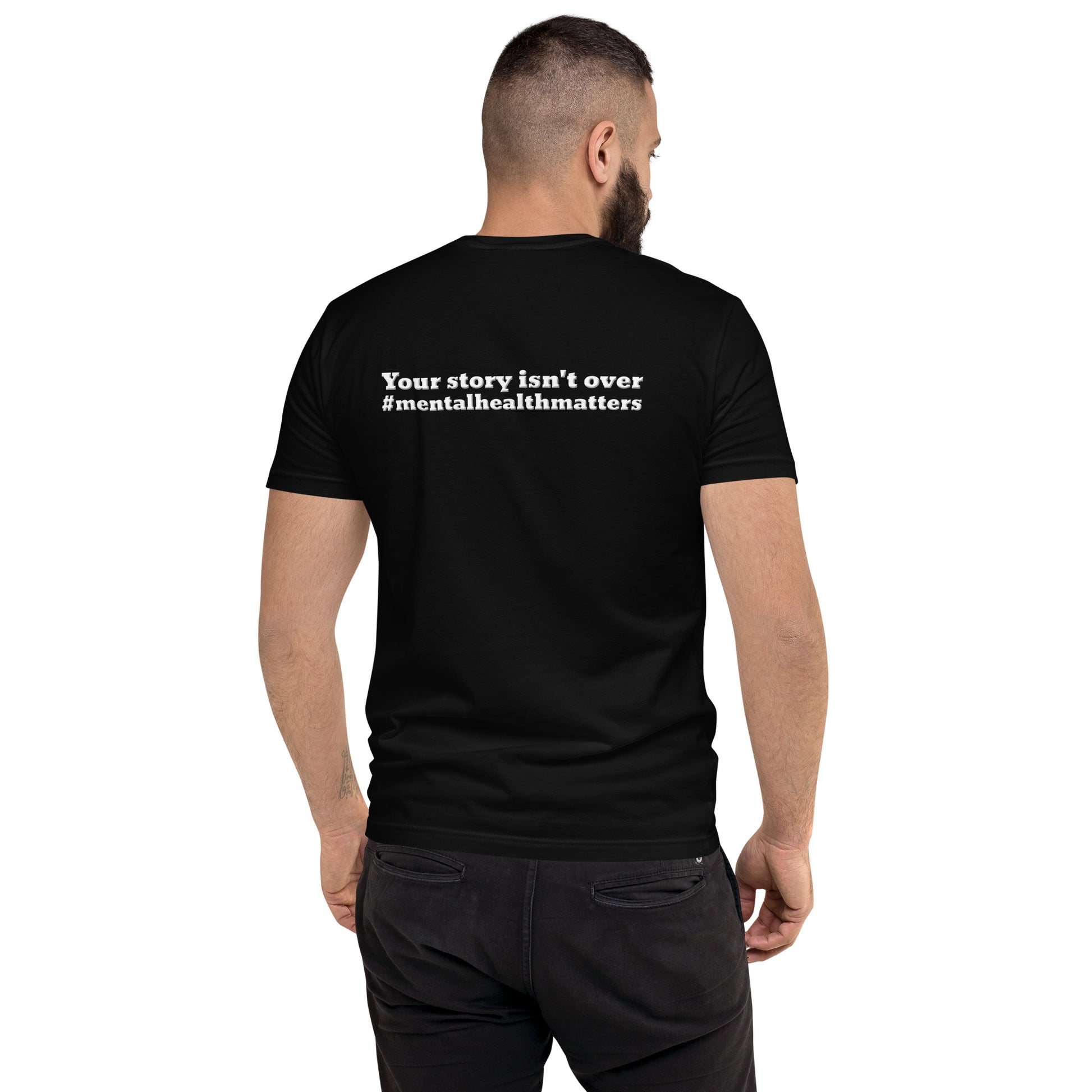 Your Story Isn’t Over Fitted T-Shirt – Mental Health Awareness Apparel | Revival Unleashed-Revival Unleashed