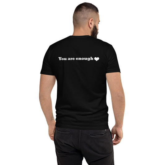 You Are Enough Short Sleeve Fitted T-shirt-Revival Unleashed