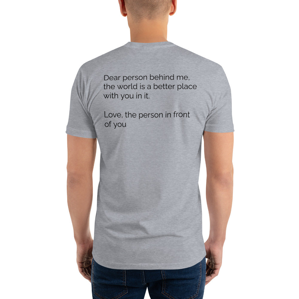 Dear Person Behind Me Fitted T-Shirt – Mental Health Awareness | Revival Unleashed-Revival Unleashed