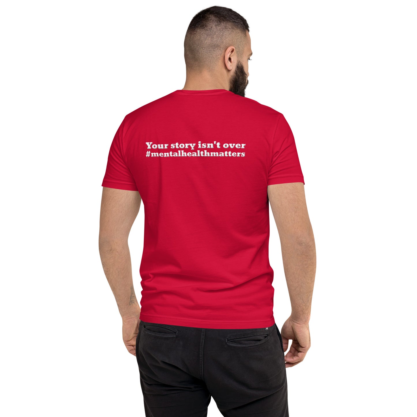 Your Story Isn’t Over Fitted T-Shirt – Mental Health Awareness Apparel | Revival Unleashed-Revival Unleashed