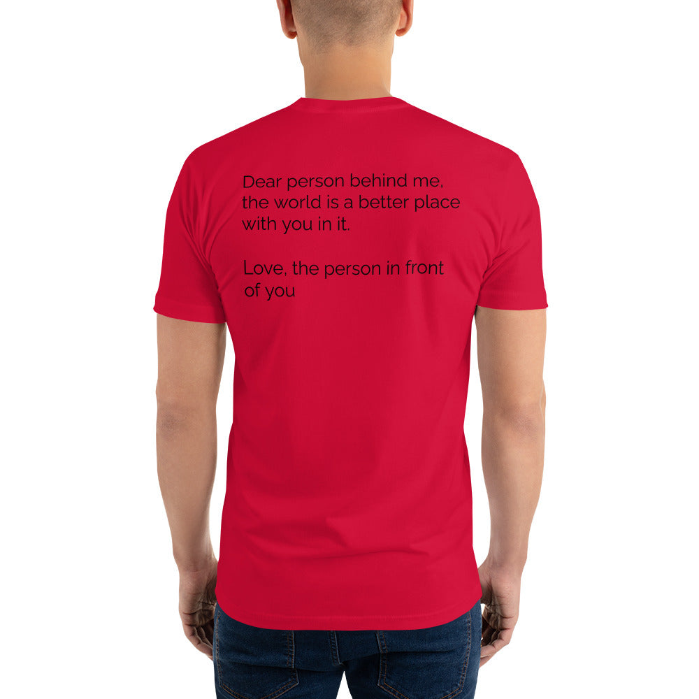 Dear Person Behind Me Fitted T-Shirt – Mental Health Awareness | Revival Unleashed-Revival Unleashed