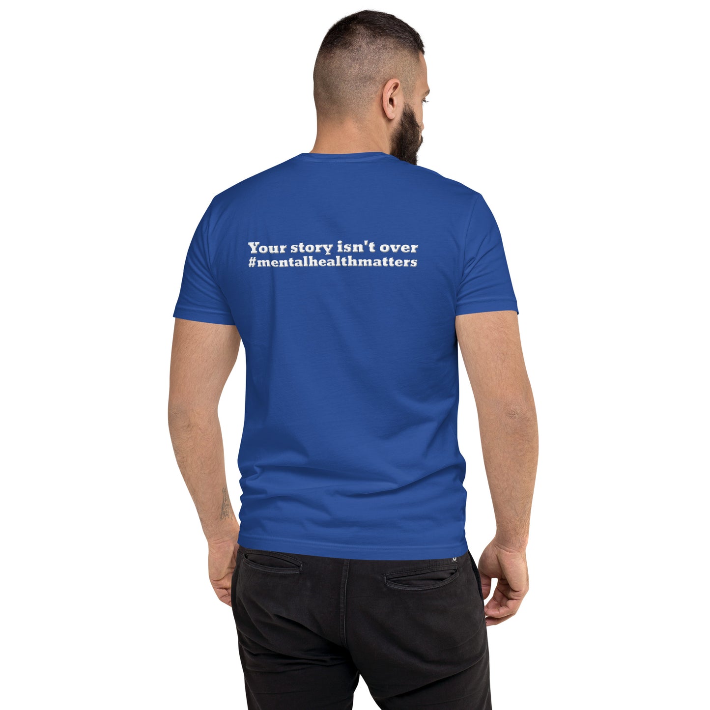 Your Story Isn’t Over Fitted T-Shirt – Mental Health Awareness Apparel | Revival Unleashed-Revival Unleashed