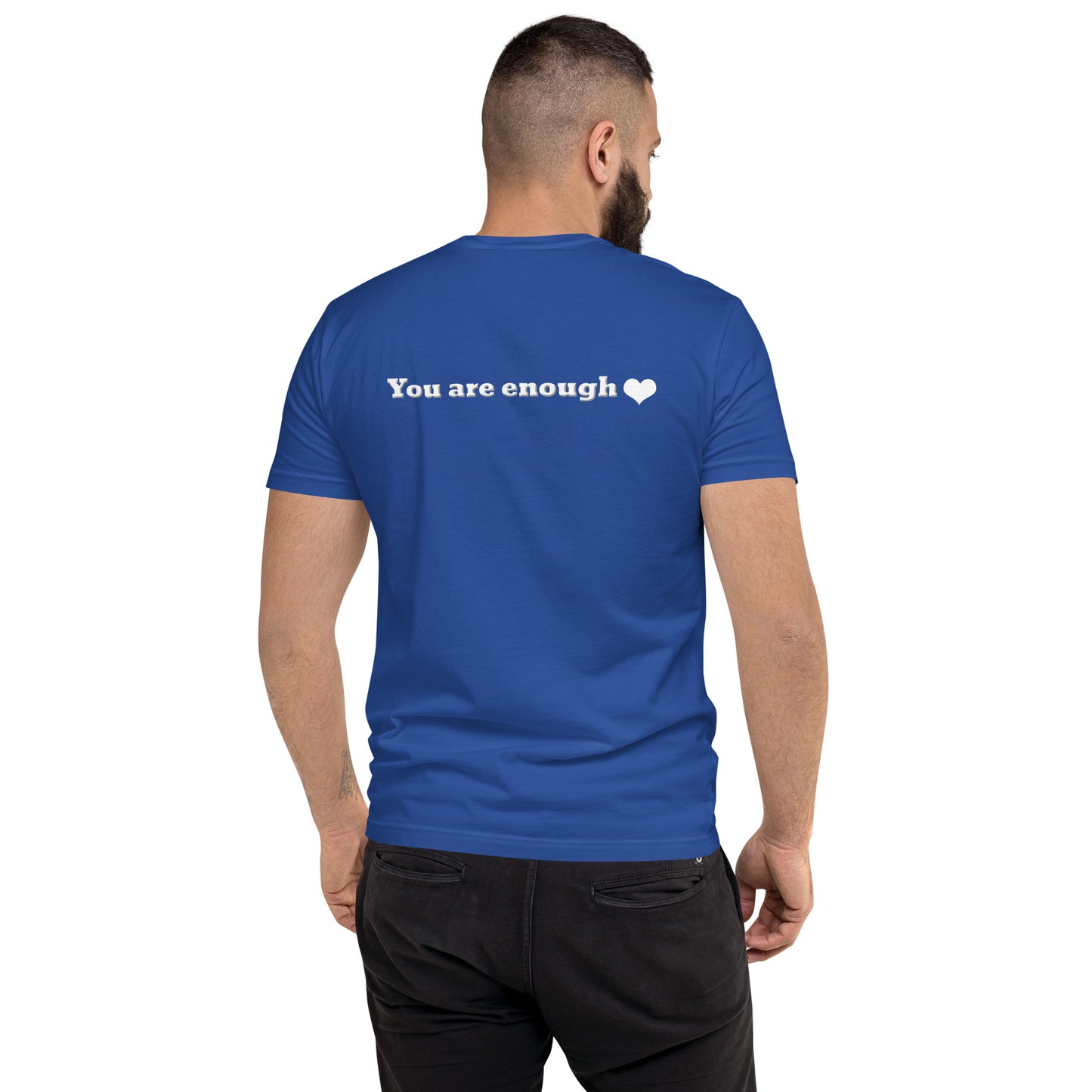 You Are Enough Short Sleeve Fitted T-shirt-Revival Unleashed