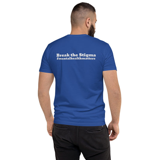 Break The Stigma Short Sleeve Fitted T-shirt-Revival Unleashed