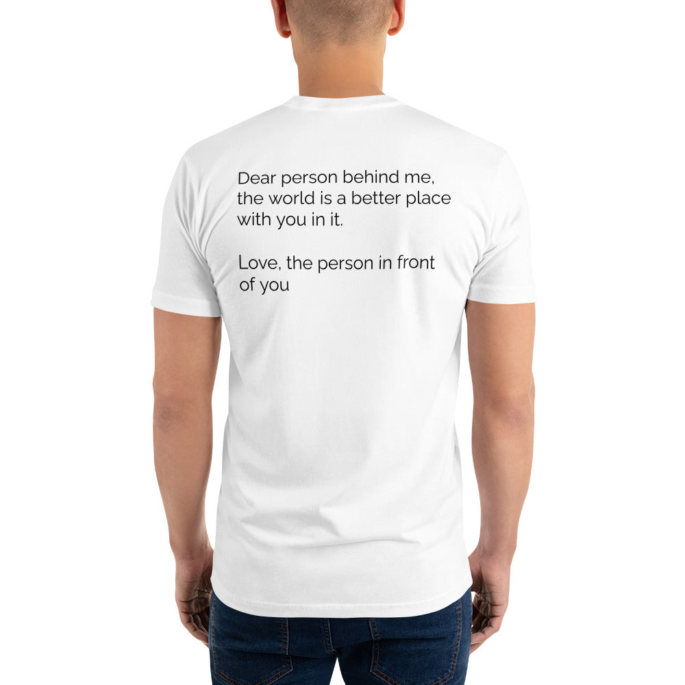 Dear Person Behind Me Fitted T-Shirt – Mental Health Awareness | Revival Unleashed-Revival Unleashed