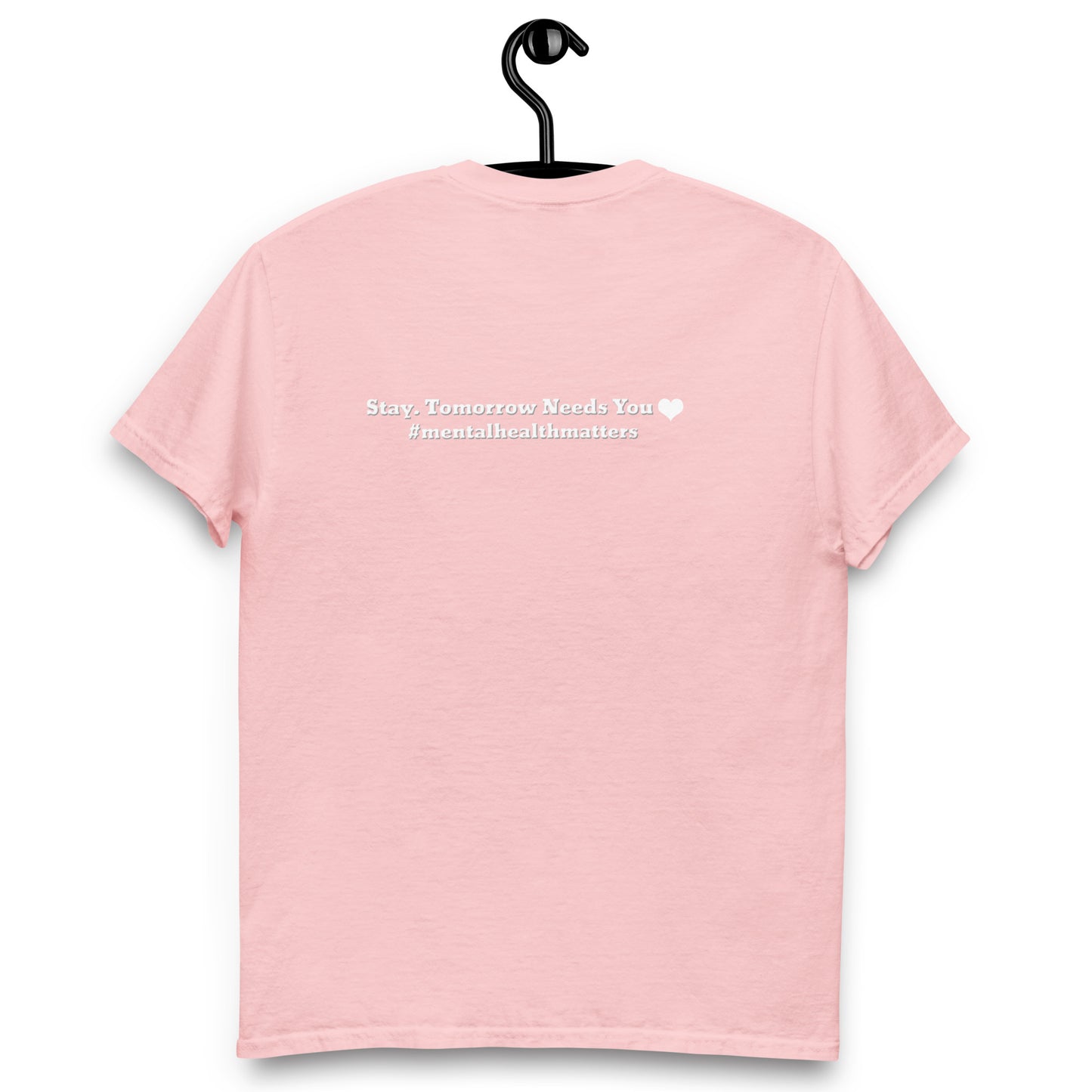 Stay, Tomorrow Needs You Classic T-Shirt – Mental Health Apparel | Revival Unleashed-Revival Unleashed