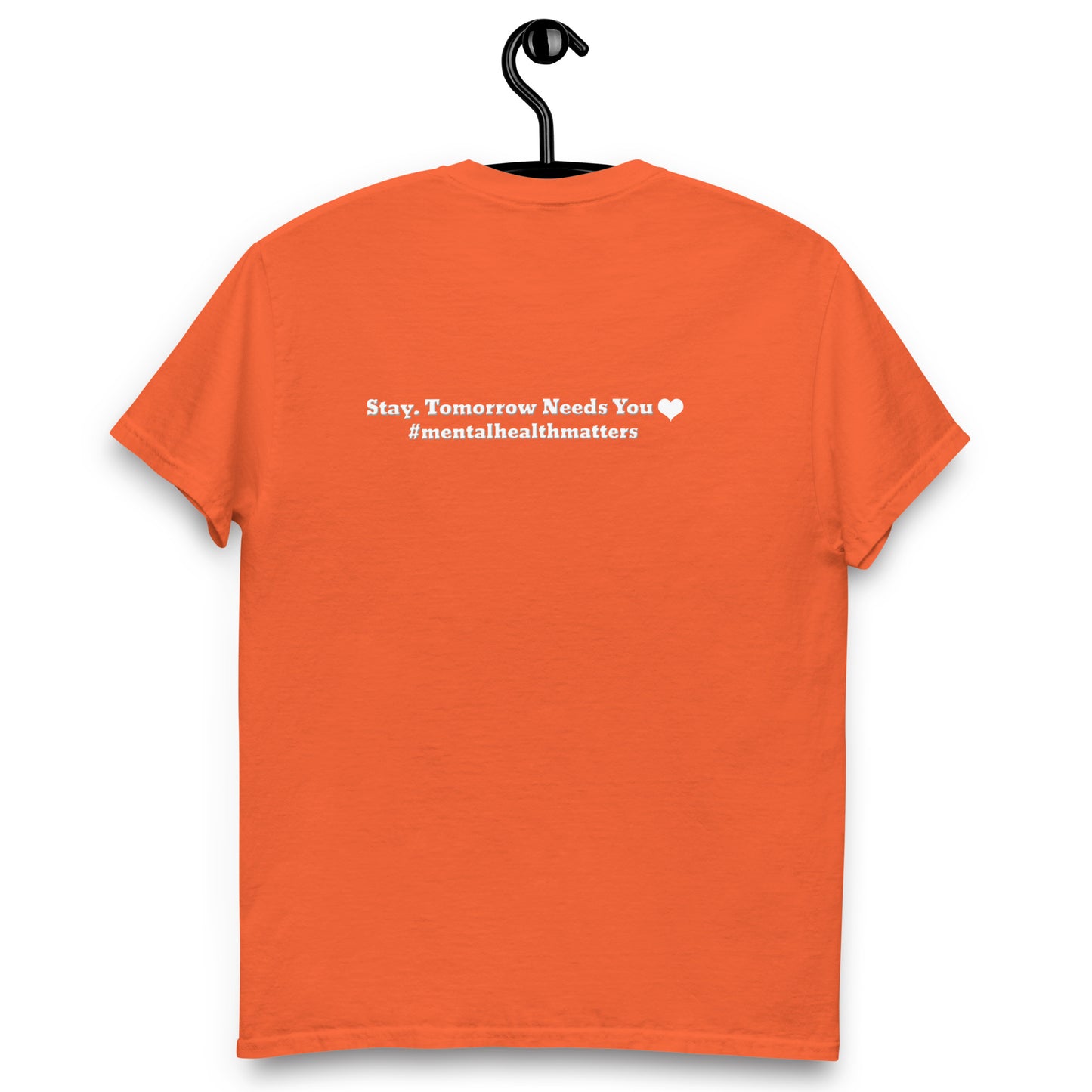 Stay, Tomorrow Needs You Classic T-Shirt – Mental Health Apparel | Revival Unleashed-Revival Unleashed