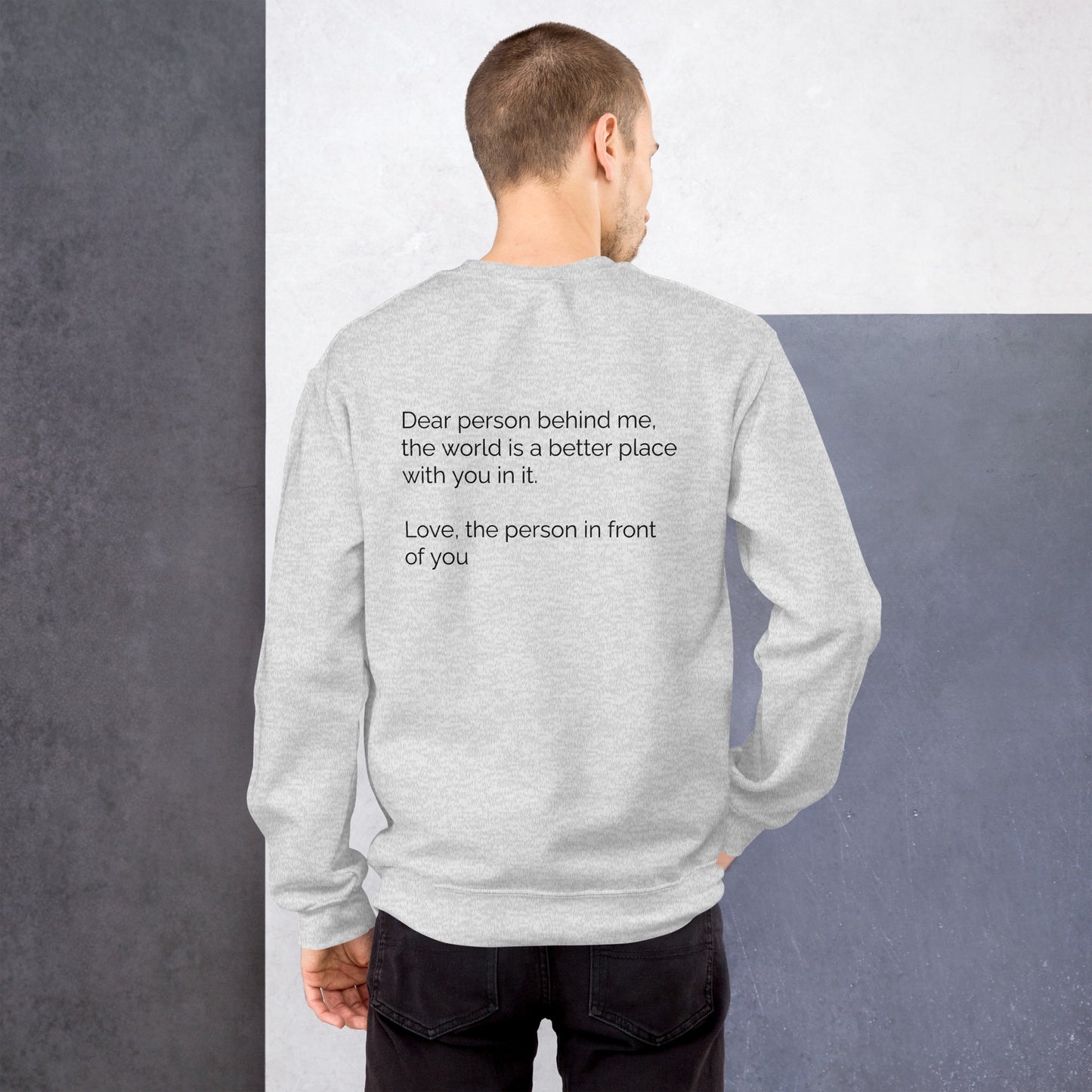 Dear Person Behind Me Sweatshirt – Mental Health Awareness Apparel | Revival Unleashed-Revival Unleashed
