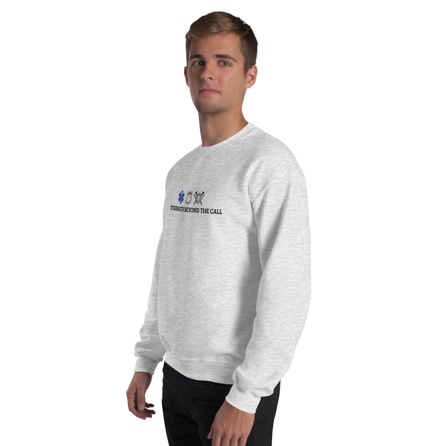 Strength Beyond The Call Sweatshirt – First Responder PTSD Awareness | Revival Unleashed-Revival Unleashed