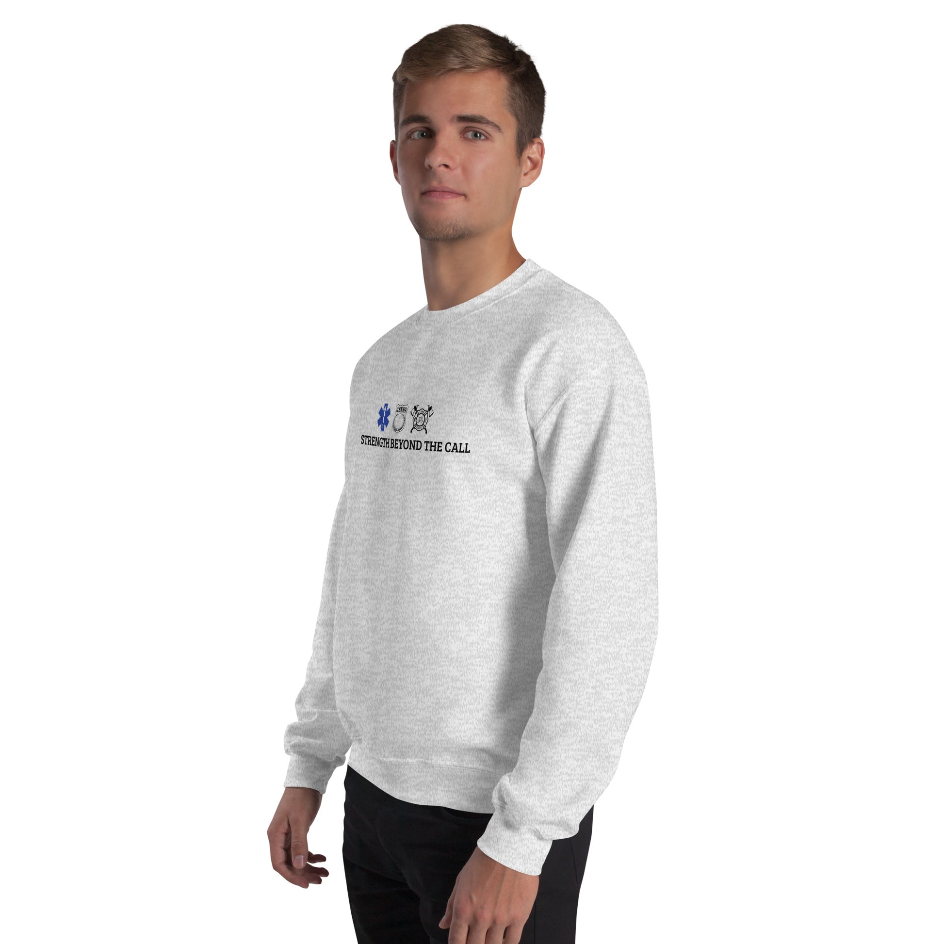 Strength Beyond The Call Sweatshirt – First Responder PTSD Awareness | Revival Unleashed-Revival Unleashed