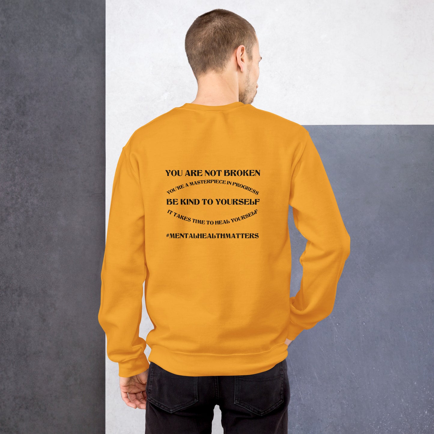 You Are Not Broken Unisex Sweatshirt – Mental Health Apparel | Revival Unleashed-Revival Unleashed