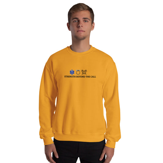 Strength Beyond The Call Sweatshirt – First Responder PTSD Awareness | Revival Unleashed-Revival Unleashed