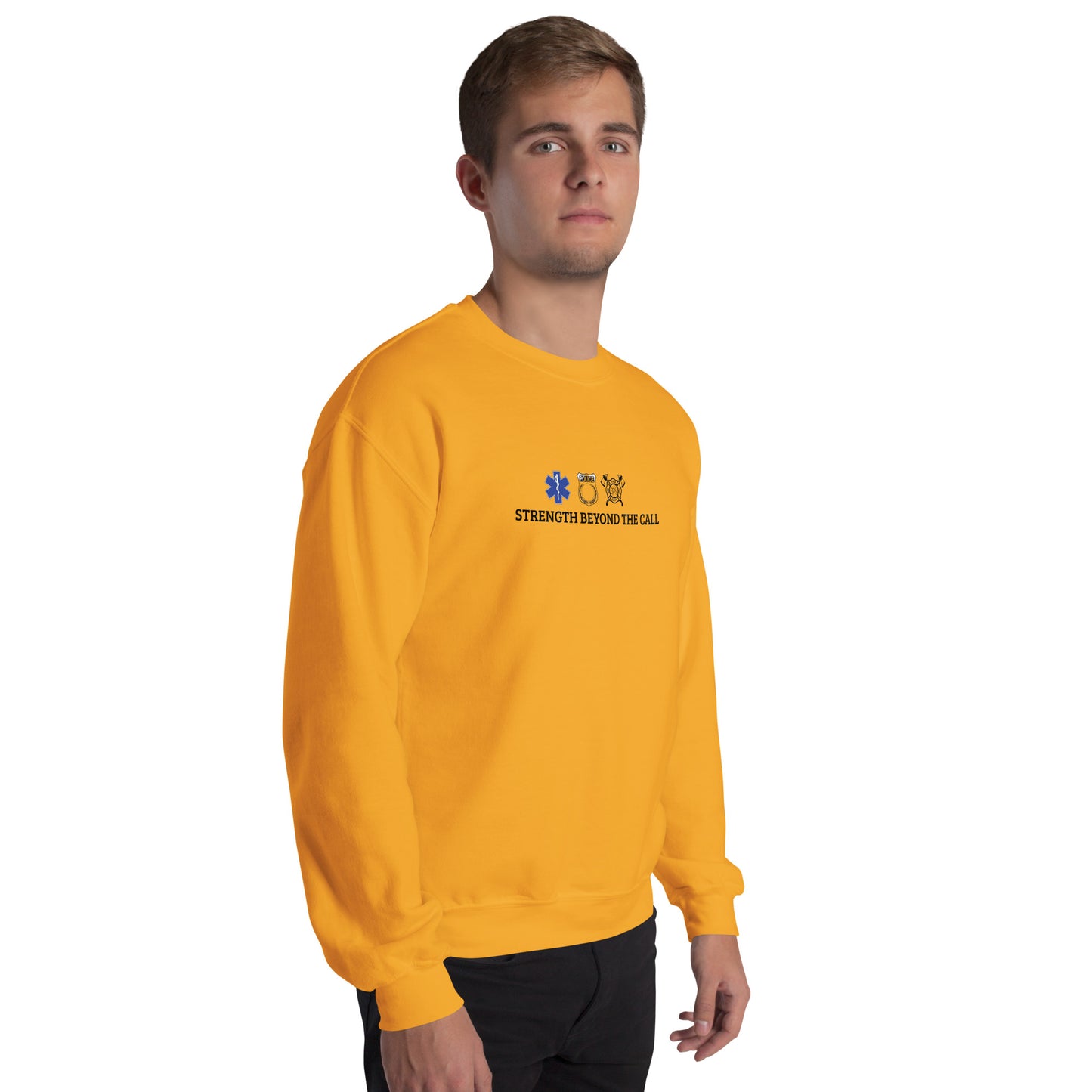 Strength Beyond The Call Sweatshirt – First Responder PTSD Awareness | Revival Unleashed-Revival Unleashed
