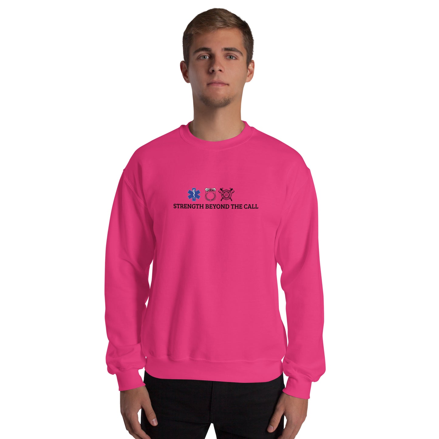 Strength Beyond The Call Sweatshirt – First Responder PTSD Awareness | Revival Unleashed-Revival Unleashed
