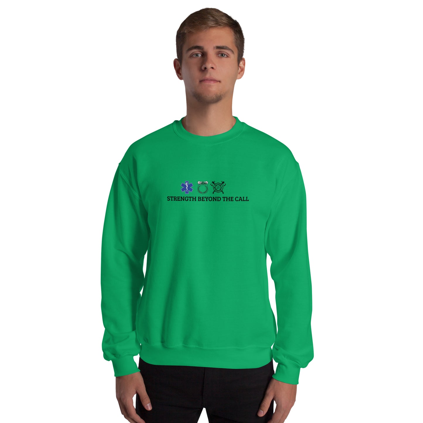 Strength Beyond The Call Sweatshirt – First Responder PTSD Awareness | Revival Unleashed-Revival Unleashed