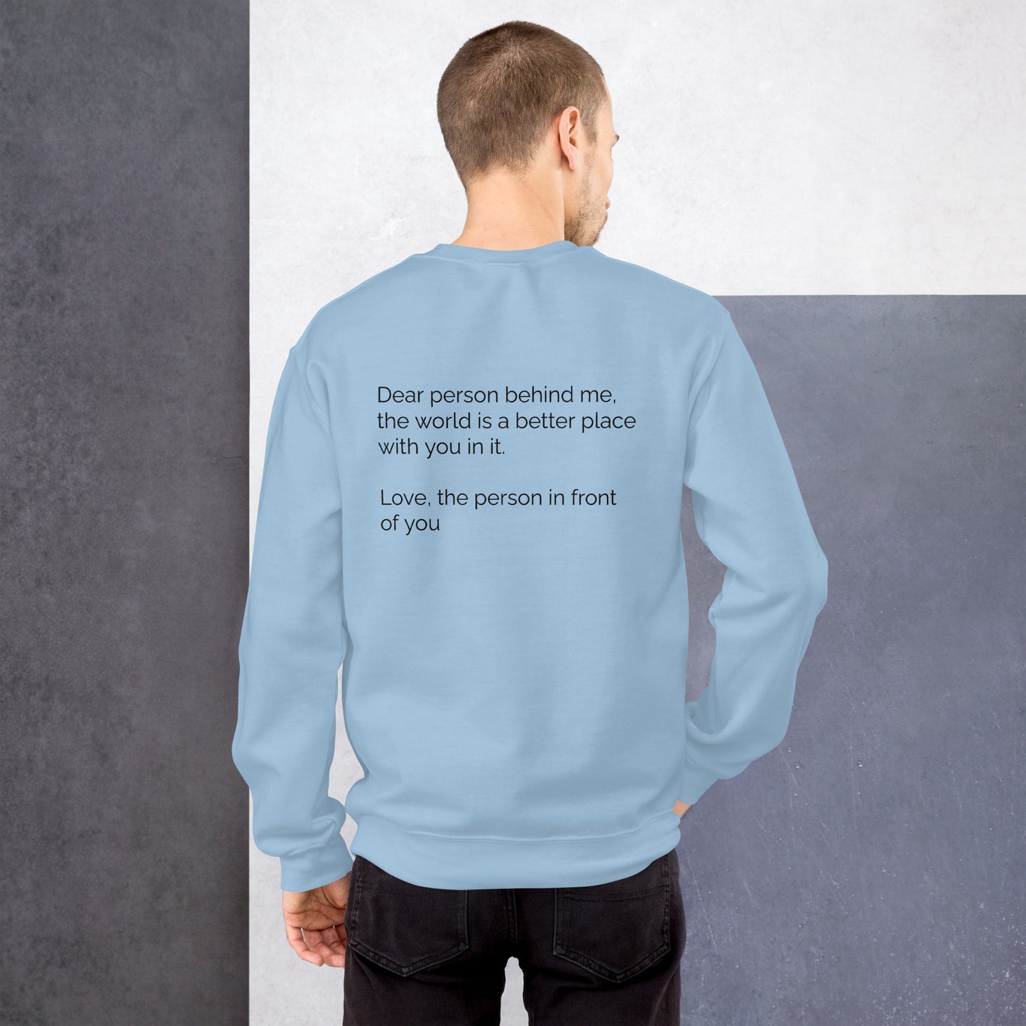 Dear Person Behind Me Sweatshirt – Mental Health Awareness Apparel | Revival Unleashed-Revival Unleashed
