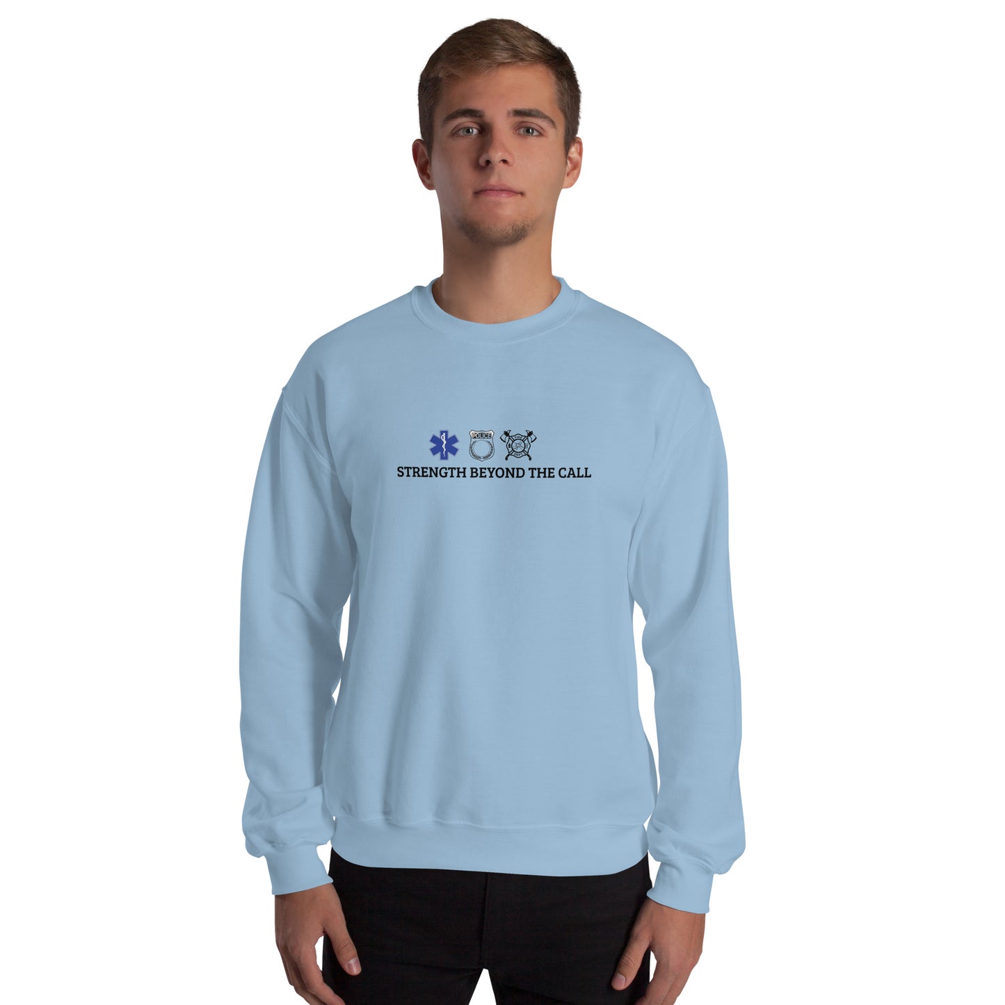 Strength Beyond The Call Sweatshirt – First Responder PTSD Awareness | Revival Unleashed-Revival Unleashed