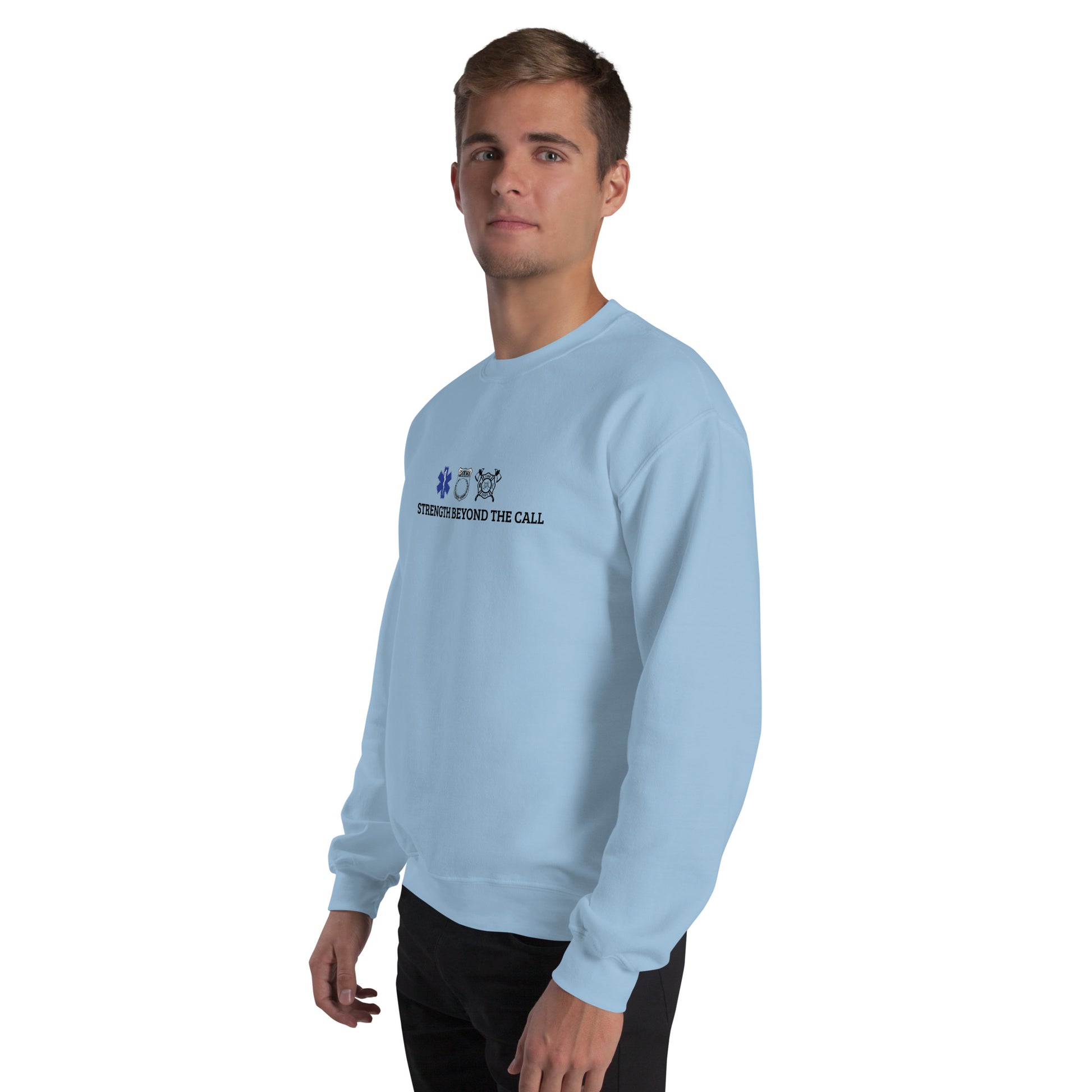 Strength Beyond The Call Sweatshirt – First Responder PTSD Awareness | Revival Unleashed-Revival Unleashed