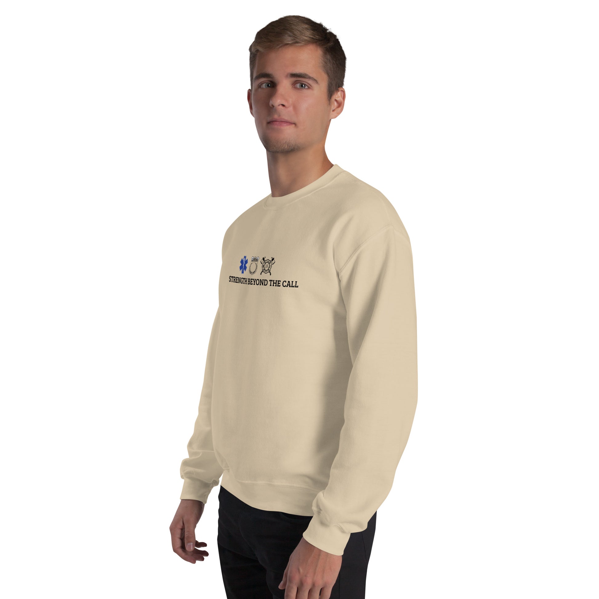 Strength Beyond The Call Sweatshirt – First Responder PTSD Awareness | Revival Unleashed-Revival Unleashed