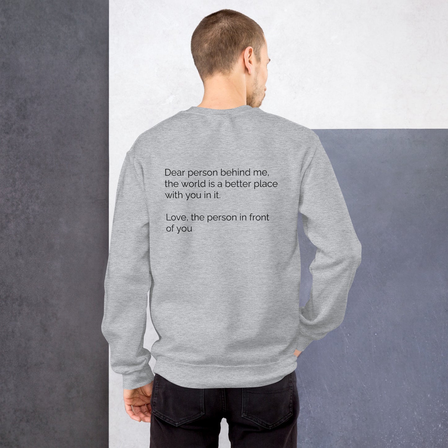 Dear Person Behind Me Sweatshirt – Mental Health Awareness Apparel | Revival Unleashed-Revival Unleashed