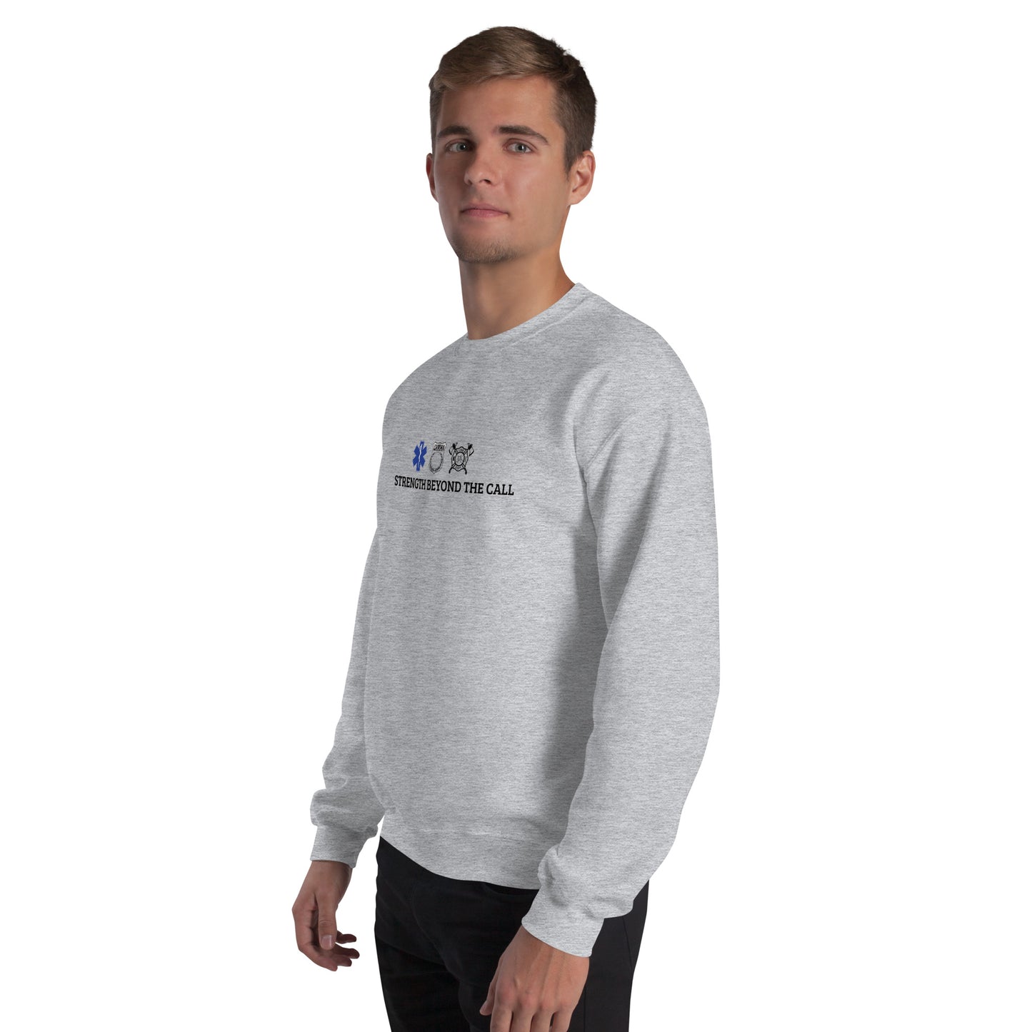 Strength Beyond The Call Sweatshirt – First Responder PTSD Awareness | Revival Unleashed-Revival Unleashed