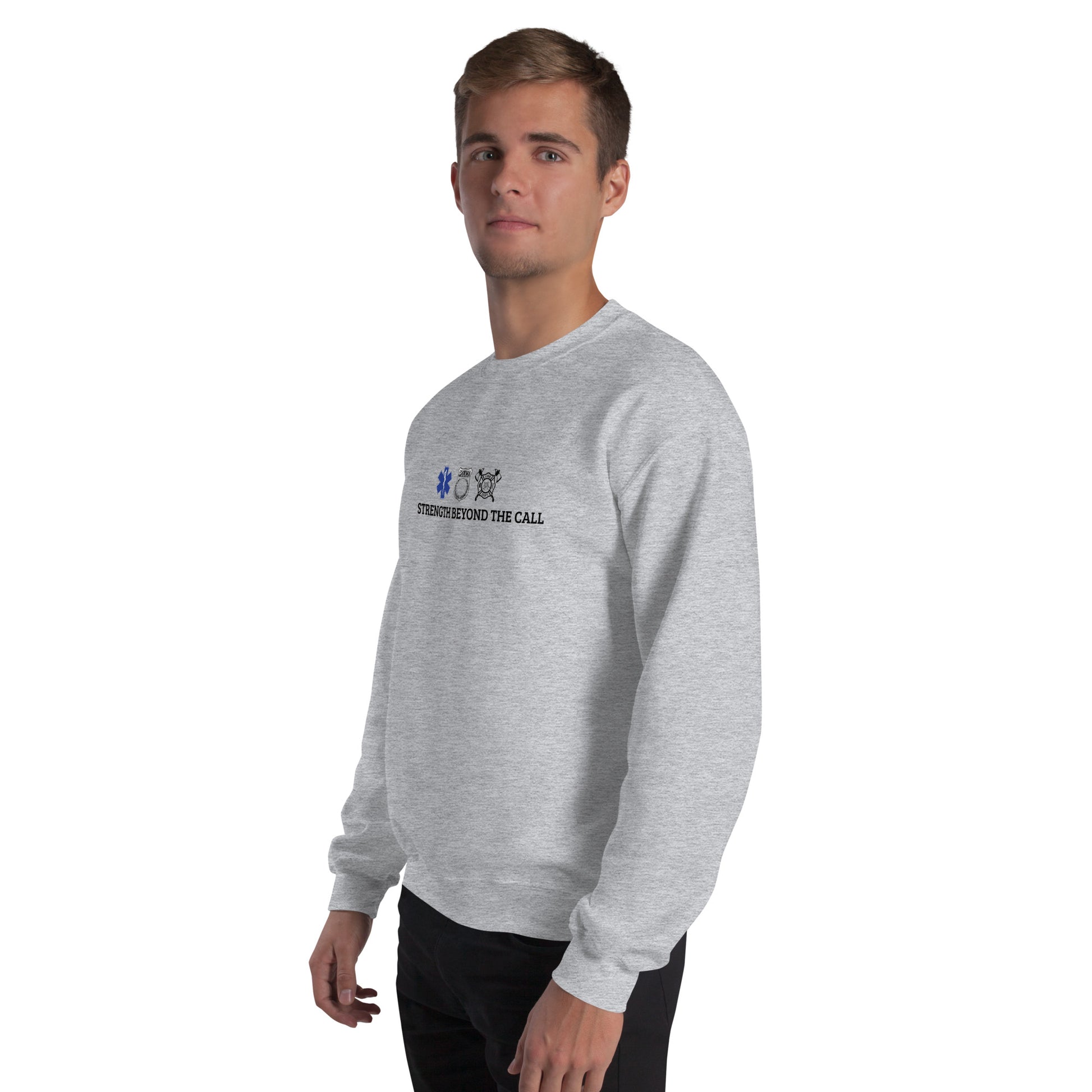 Strength Beyond The Call Sweatshirt – First Responder PTSD Awareness | Revival Unleashed-Revival Unleashed