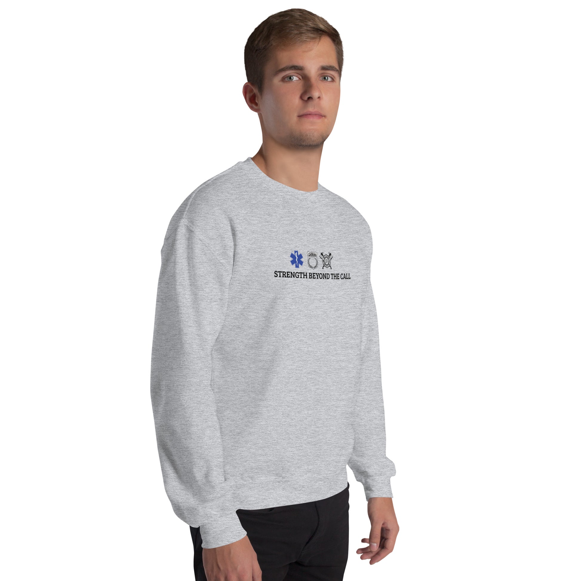 Strength Beyond The Call Sweatshirt – First Responder PTSD Awareness | Revival Unleashed-Revival Unleashed
