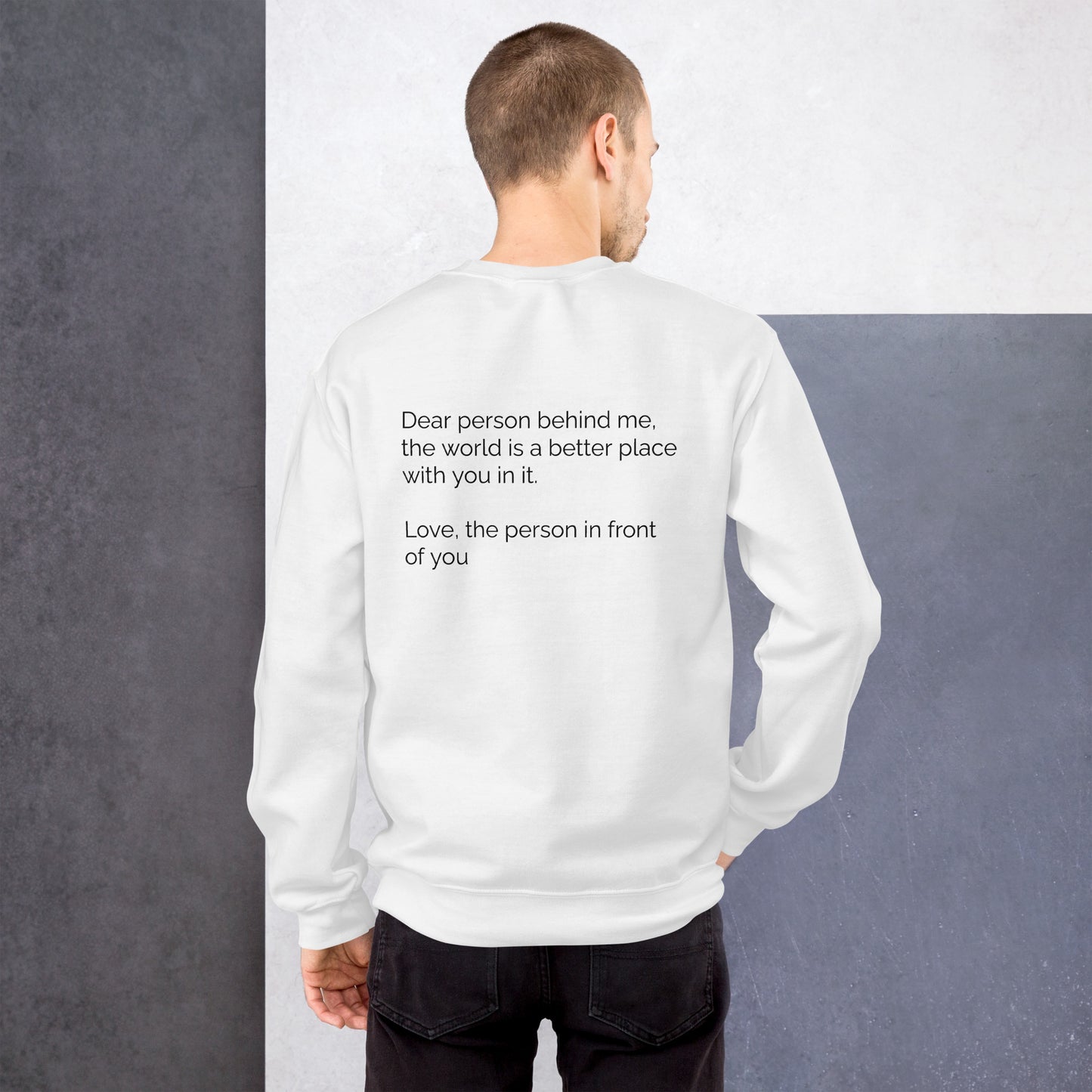 Dear Person Behind Me Sweatshirt – Mental Health Awareness Apparel | Revival Unleashed-Revival Unleashed
