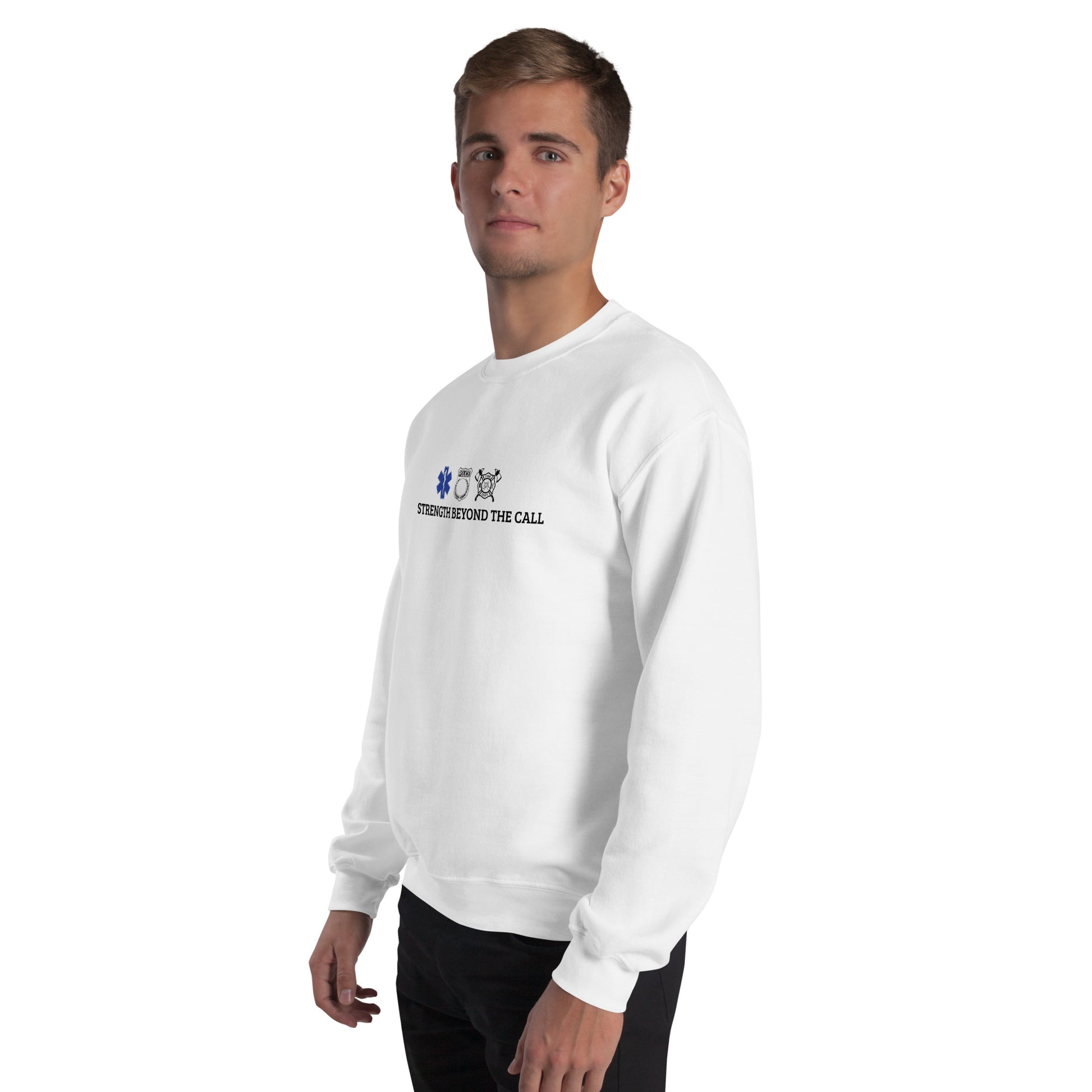 Strength Beyond The Call Sweatshirt – First Responder PTSD Awareness | Revival Unleashed-Revival Unleashed