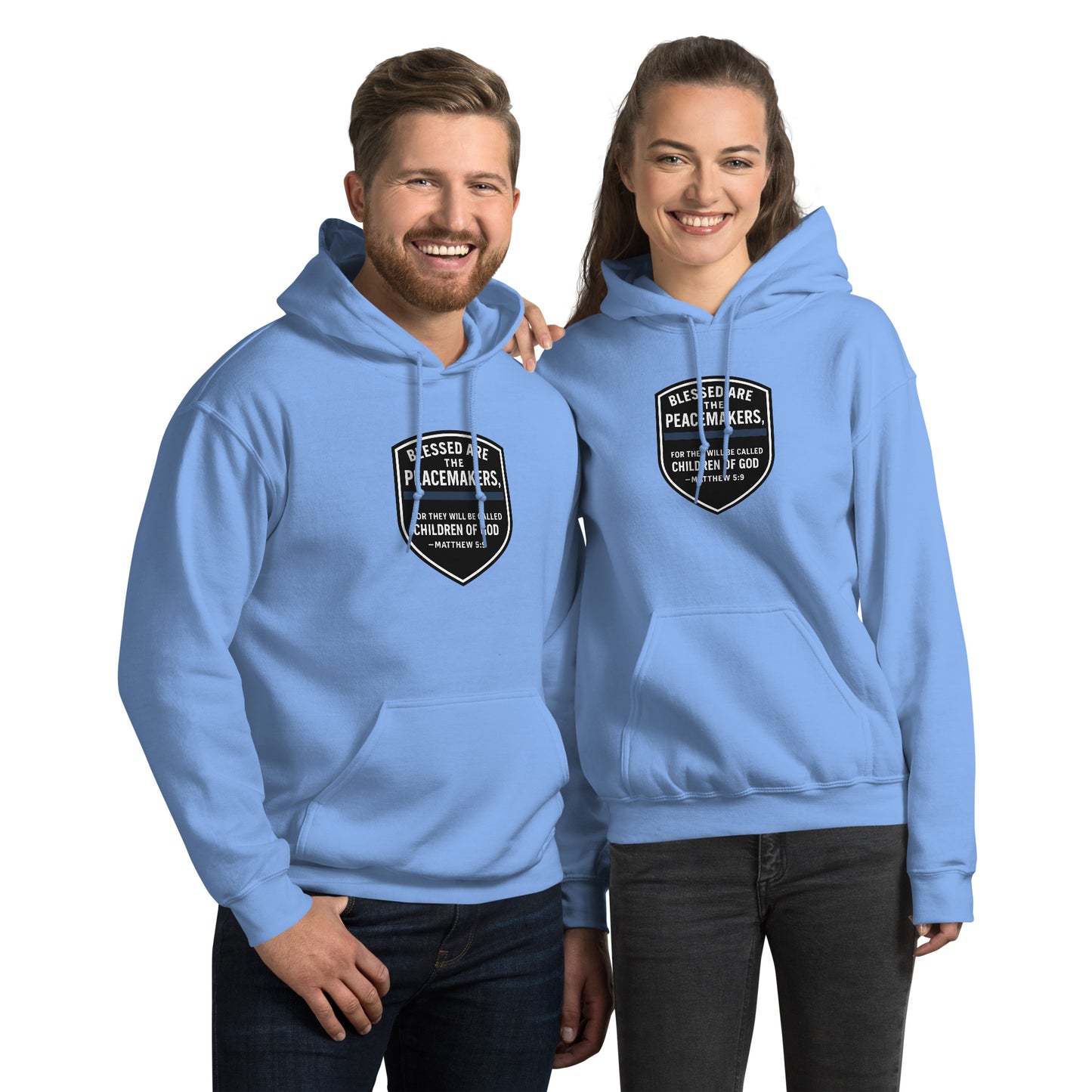Blessed Are the Peacemakers Unisex Hoodie – Christian Faith & Law Enforcement Apparel-Revival Unleashed