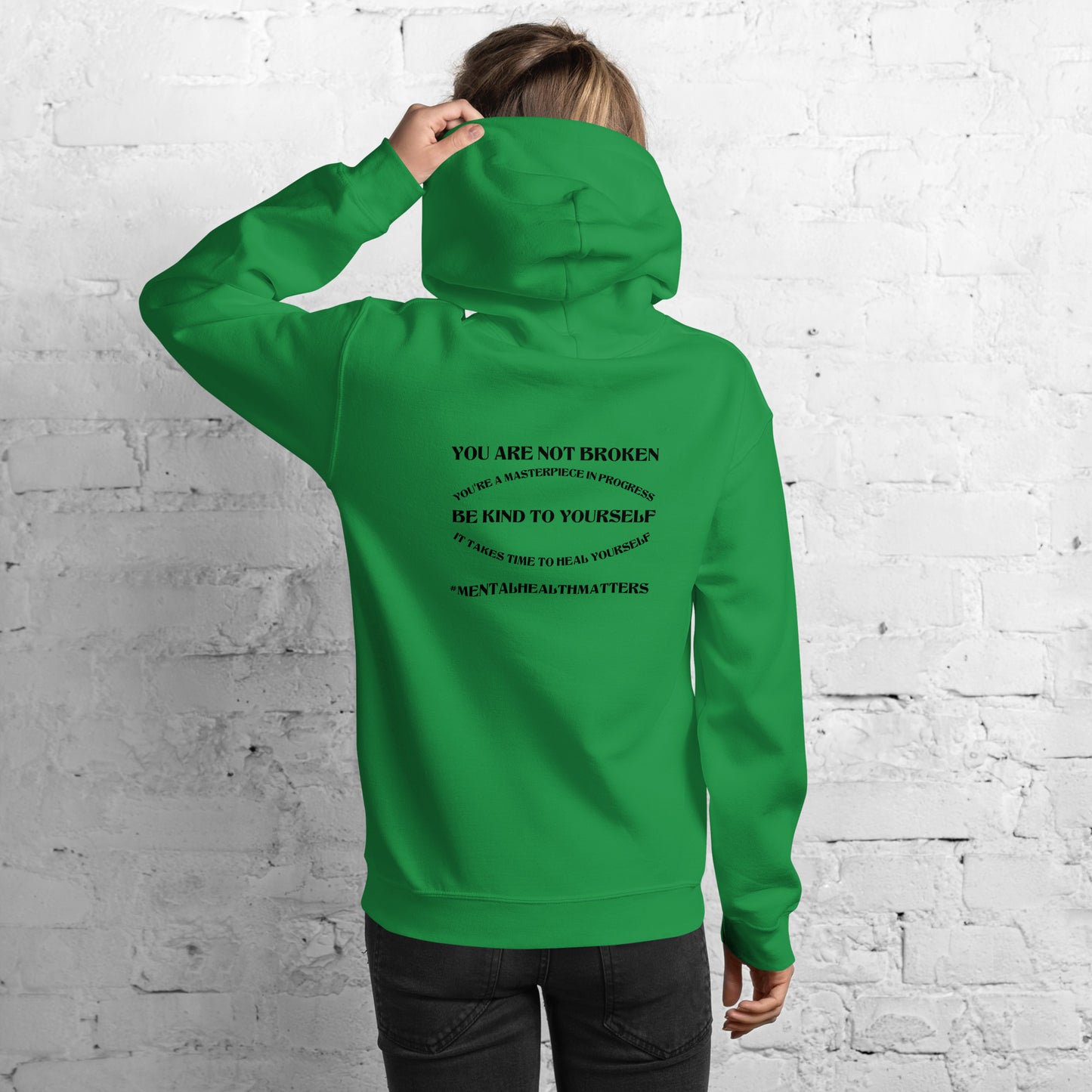 You Are Not Broken Unisex Hoodie – Mental Health Apparel | Revival Unleashed-Revival Unleashed