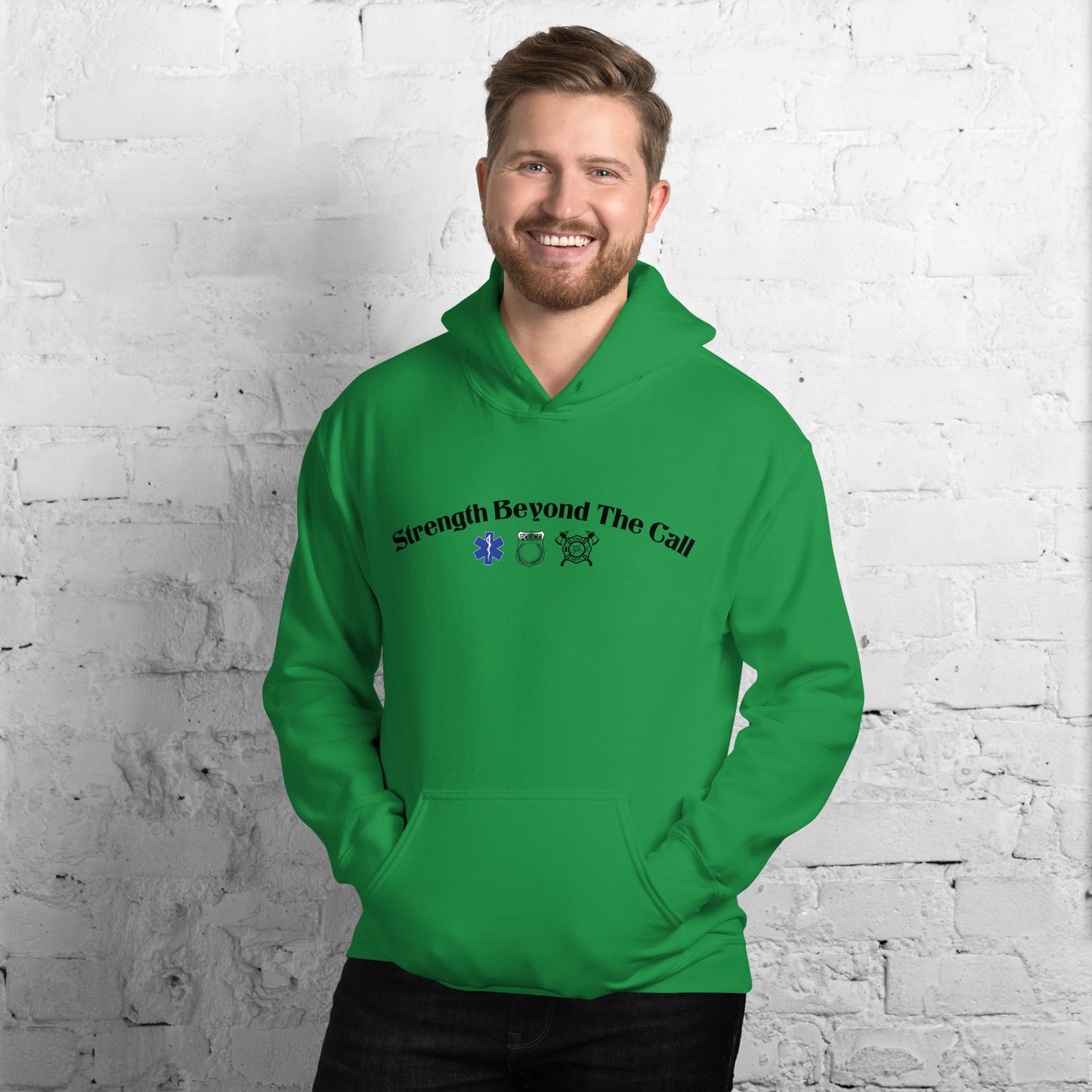 Strength Beyond The Call Hoodie – First Responder PTSD Awareness | Revival Unleashed-Revival Unleashed