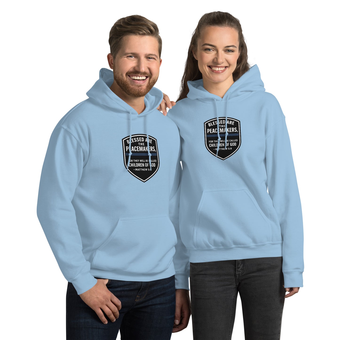 Blessed Are the Peacemakers Unisex Hoodie – Christian Faith & Law Enforcement Apparel-Revival Unleashed