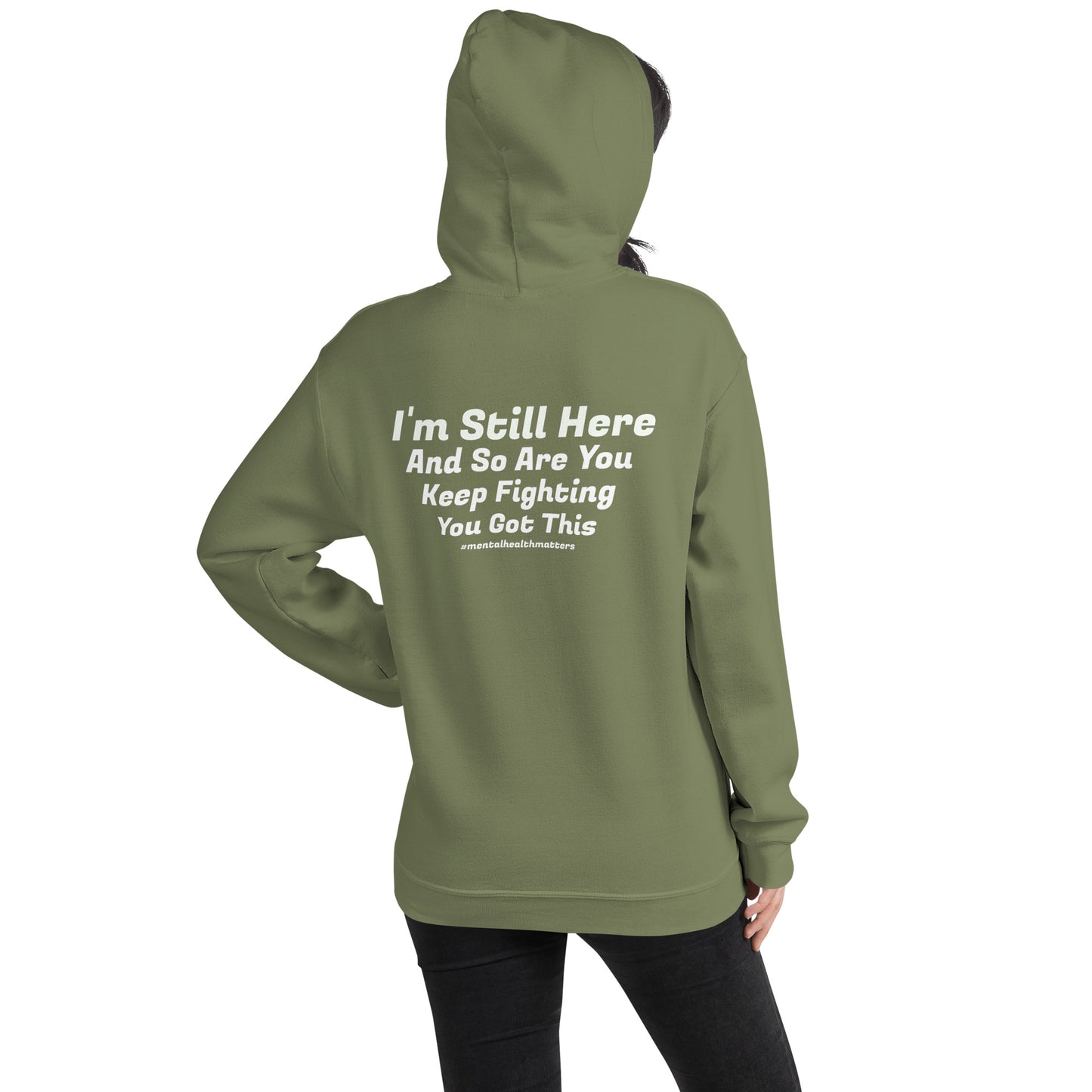 I’m Still Here Hoodie – Mental Health Awareness Apparel | Revival Unleashed-Revival Unleashed