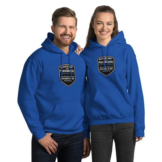 Blessed Are the Peacemakers Unisex Hoodie – Christian Faith & Law Enforcement Apparel-Revival Unleashed